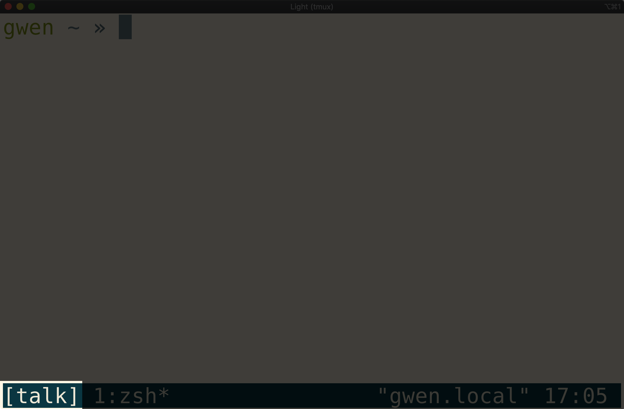 Tmux window highlighting session
name